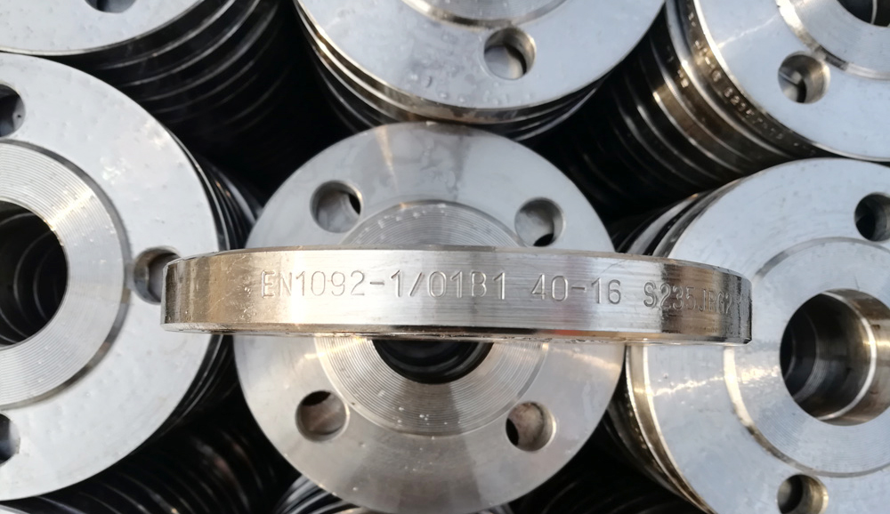 EN1092-1 steel flange weight