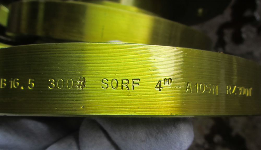 ASME B16.5 SORF flanges
