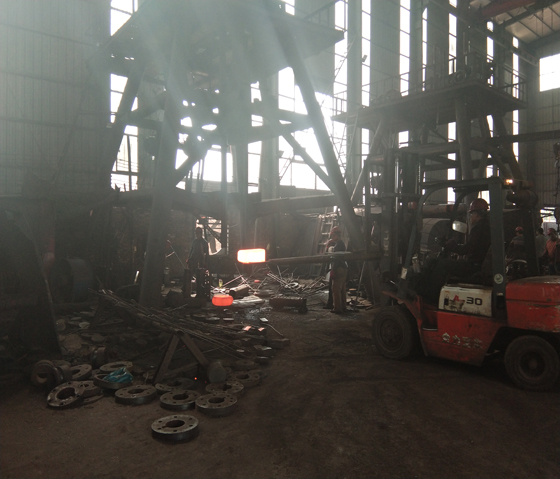 Production process of Steel Forged flanges