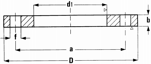 Plain flange